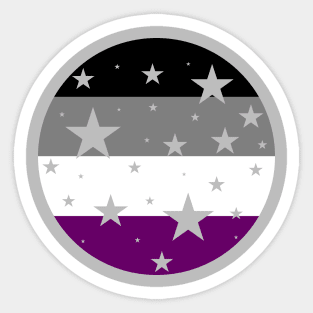 Ace Pride Stars Sticker